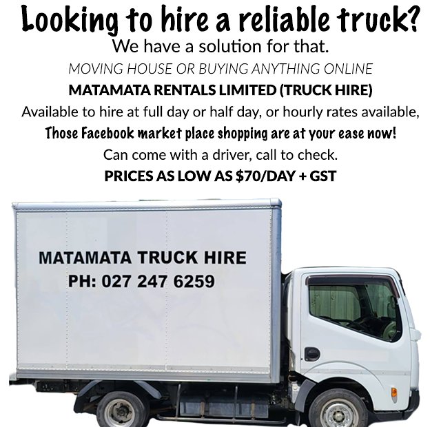 Matamata truck hire  - Matamata Intermediate School